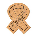 Awareness Ribbon Shape Cork Coasters